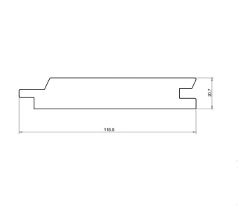 Thermory ThermoWood, Fyr, KEF MW-541, 70% PEFC